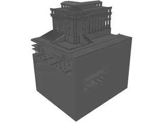 James Farley Post Office 3D Model