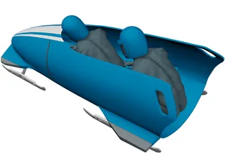 Bobsleigh 3D Model