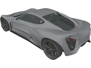 Zenvo ST1 3D Model