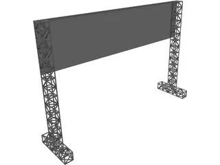 Big Board Gate 3D Model