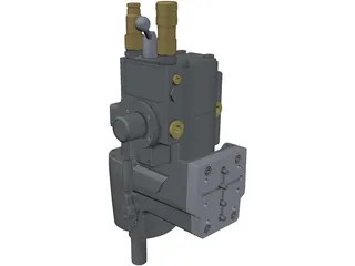 Husqvarna Drillmotor DM406 3D Model