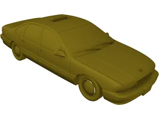 Taxi USA 3D Model