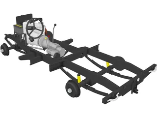 Chassis Land Rover 3D Model