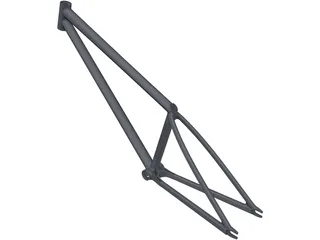 Dirt Bike Frame 3D Model