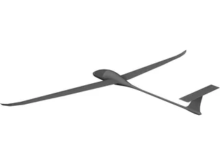 DG 1000 Glider 3D Model