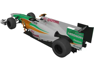 Force India VJM03 F1 (2010) 3D Model