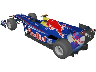 RedBull RB6 F1 (2010) 3D Model