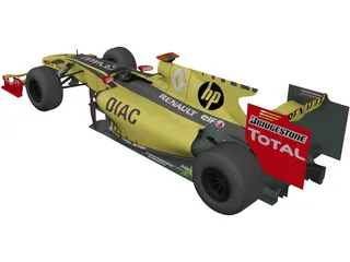 Renault R30 F1 (2010) 3D Model