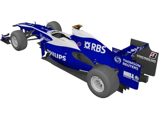 Williams FW32 F1 (2010) 3D Model