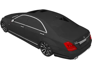 Mercedes-Benz S65 AMG (2010) 3D Model