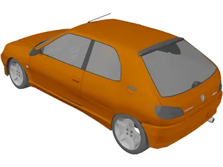 Peugeot 306 GTi 3D Model