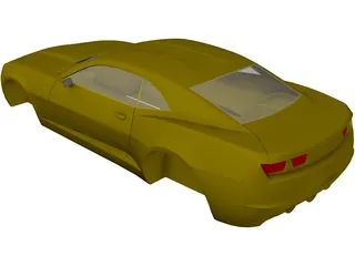 Chevrolet Camaro Body (2011) 3D Model