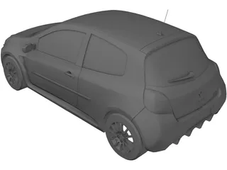 Renault Clio (2010) 3D Model