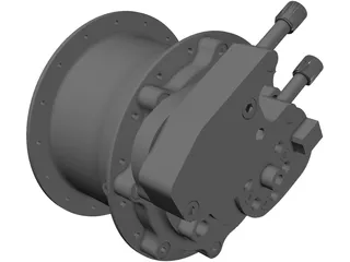 Rohloff Hub 3D Model