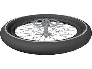 Wheel Disc Brake High Profile 3D Model