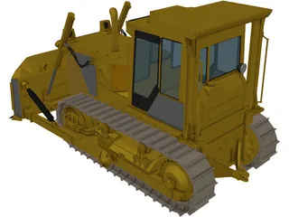 Bulldozer 3D Model