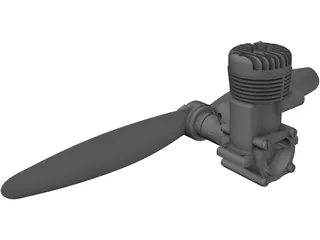 RC Engine 3D Model