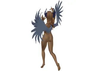 Carnival Woman 3D Model