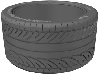 Hankook Ventus V12 Evo K110 Tire 305/25ZR 20 3D Model