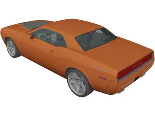 Dodge Challenger (2007) 3D Model