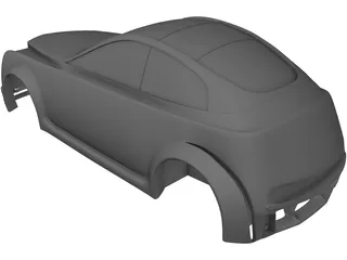 Bentley Concept Car Body 3D Model