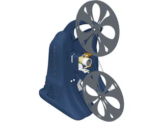 Movie Projector 3D Model