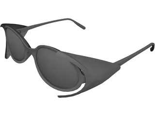 Sunglasses Skiglasses 3D Model