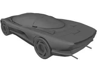 Chevrolet Corvette Indy Concept 3D Model