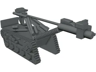 Bomb Disposal Robot 3D Model