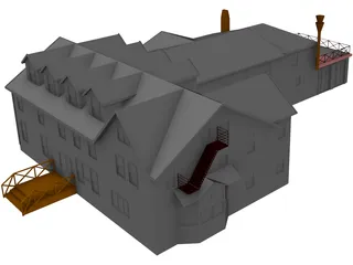 Mansion 3D Model