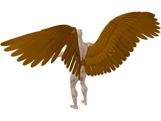 Bird Man 3D Model