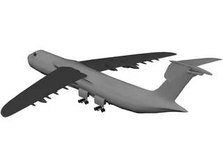 Lockheed C-5 Galaxy 3D Model