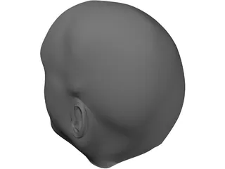 Head Male 3D Model