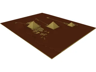 Egypt Pyramids 3D Model