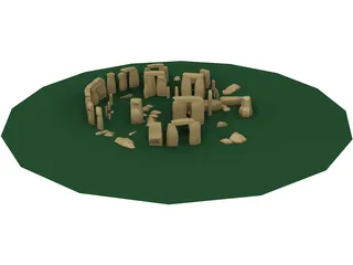 Stonehenge 3D Model