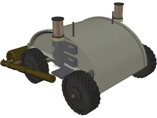 Minesweeper Robot 3D Model