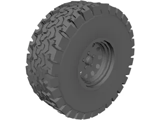 Tire BFGoodrich All-Terrain 3D Model