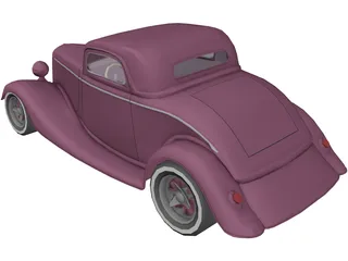 Hot Rod 3D Model