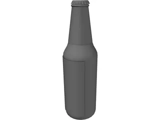 Bottle Beer 3D Model