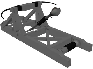 Balista Catapult 3D Model