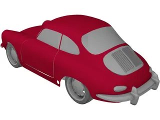 Porsche 356 (1965) 3D Model