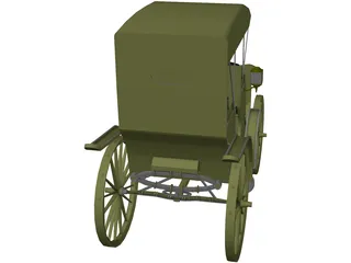 Carriage Surrey 3D Model