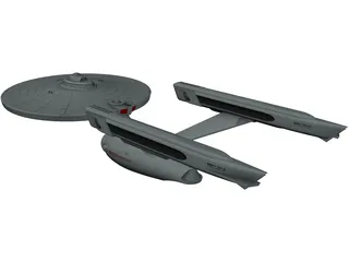 Star Trek Enterprise 3D Model