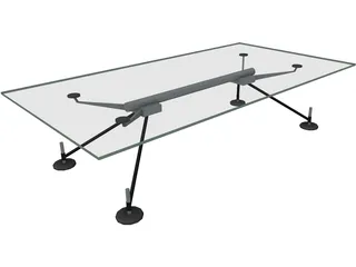 Table Norman Foster Low 3D Model