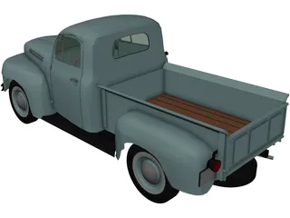 Ford Pickup (1950) 3D Model