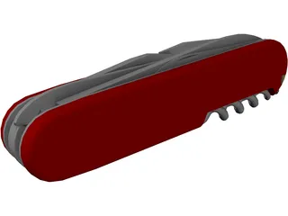 Swiss Knife 3D Model