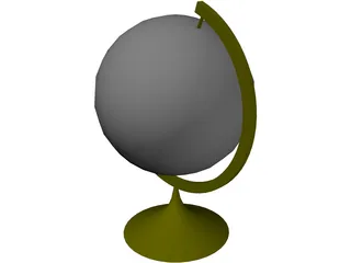 Golden Globe 3D Model