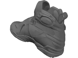 Shoe Men High Top 3D Model