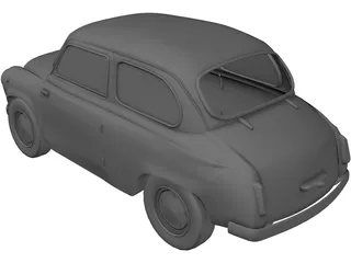 Fiat 600 3D Model