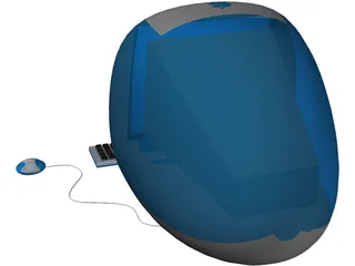 Apple iMac Computer 3D Model